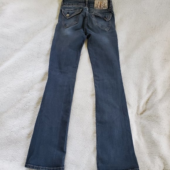 Vintage Sexy Jeans Low Rise Boot Cut Good Fit, Sz 4 - Picture 2 of 4